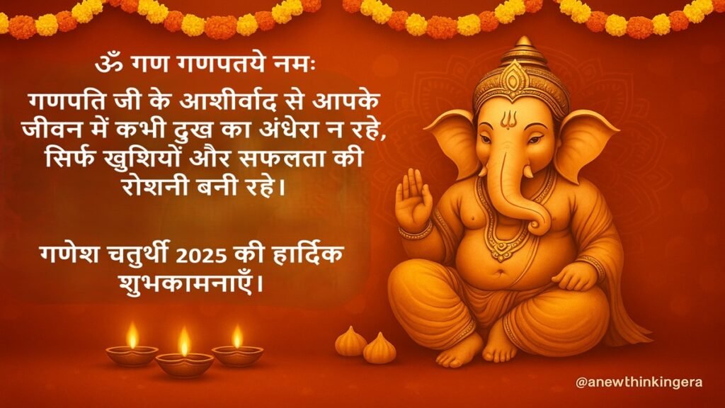 Ganesh Chaturathi Wishes in Hindi for whatsapp