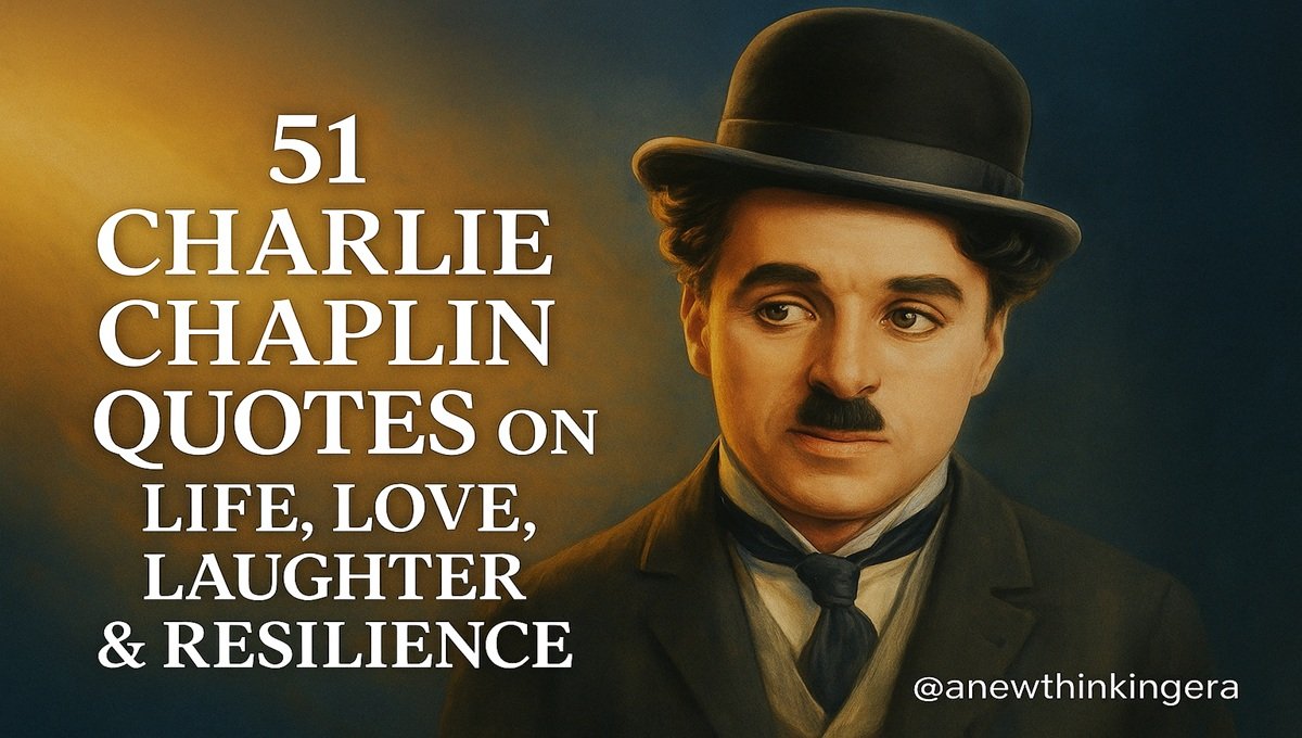 51 Charlie Chaplin Quotes on Life, Love, Laughter & Resilience — Digital Artistic Featured Image