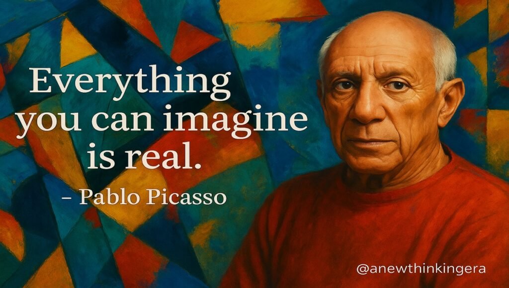Pablo Picasso quotes on imagination – everything you can imagine is real