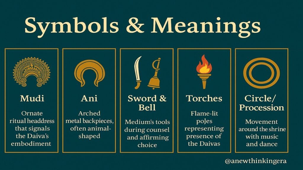 Powerfull & Sacred Kantara Mythology Explained: Bhoota Kola Festival, Divine Dieties Panjurli & Guliga — Origins, Ritual, Meaning 6 Kantara Mythology Symbols and meaning