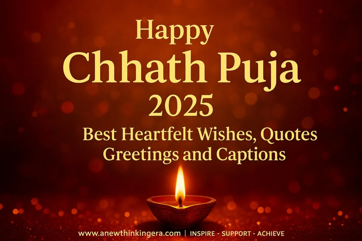 Chhath Puja Wishes 2025 – Best Heartfelt Quotes, Greetings & Captions | A New Thinking Era