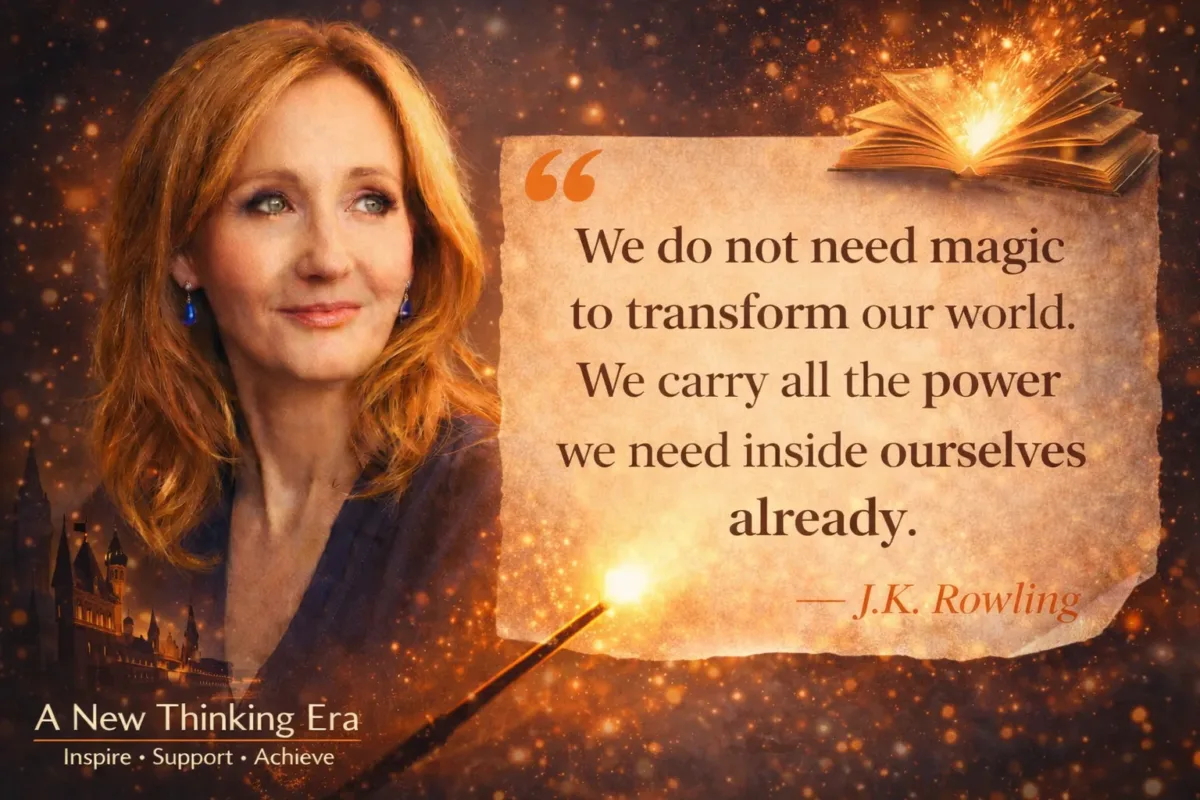 jk rowling quote power inside anewthinkingera