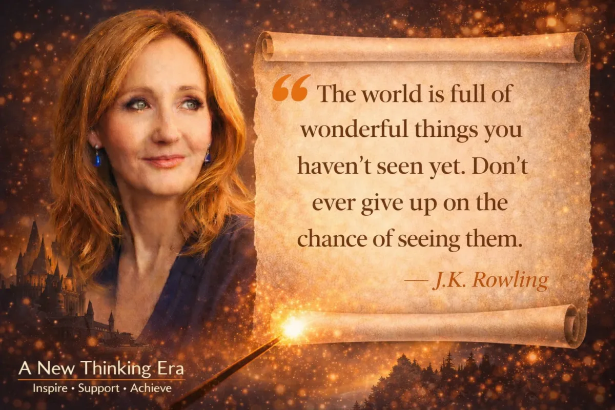 jk rowling quote wonderful things anewthinkingera