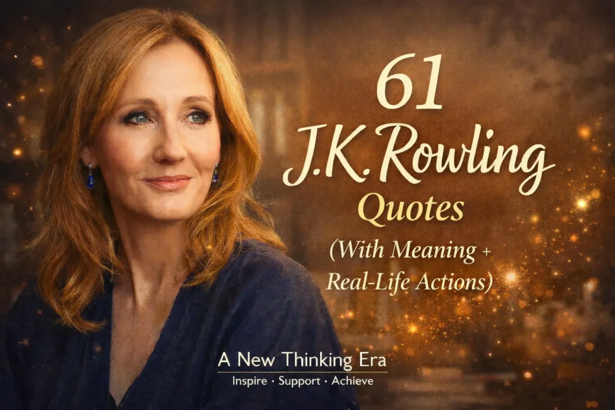 J.K. Rowling Quotes featured image (61 quotes)