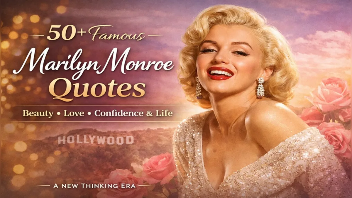 0+ famous Marilyn Monroe quotes on beauty, love, confidence and life