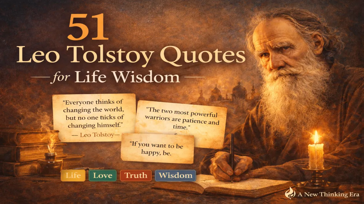 51 Powerful Leo Tolstoy Quotes On Life, Love, Truth And Humanity